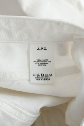 Jean droit APC Jean Sailor Ecru