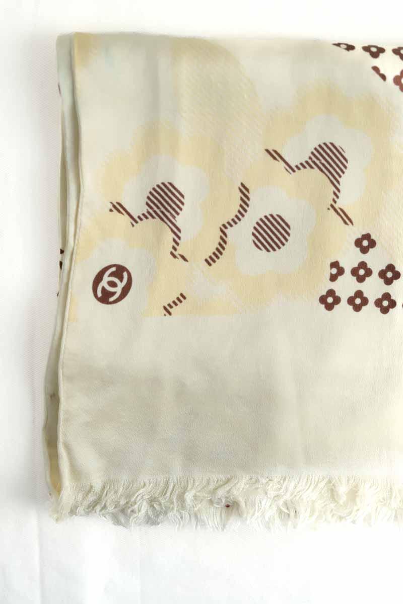 Écharpe Chanel  Beige