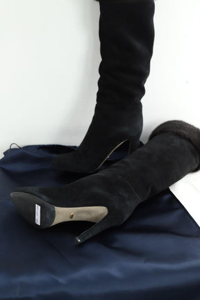 Boots fourées Sergio Rossi  Noir