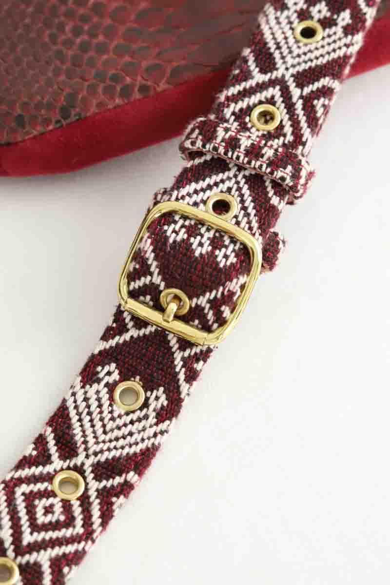 Sac banane Claris Virot  Bordeaux