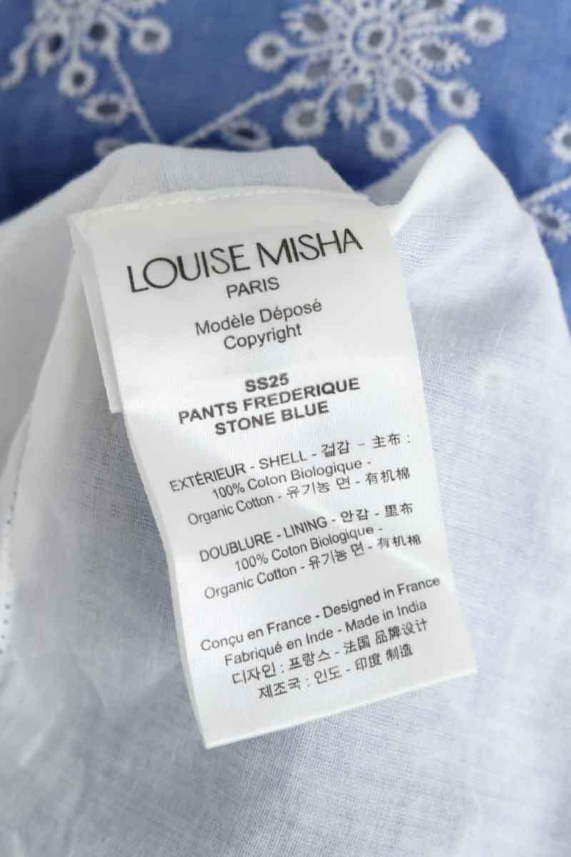 Pantalon large Louise Misha  Bleu