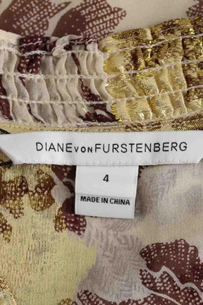 Robe Diane Von Furstenberg  Beige