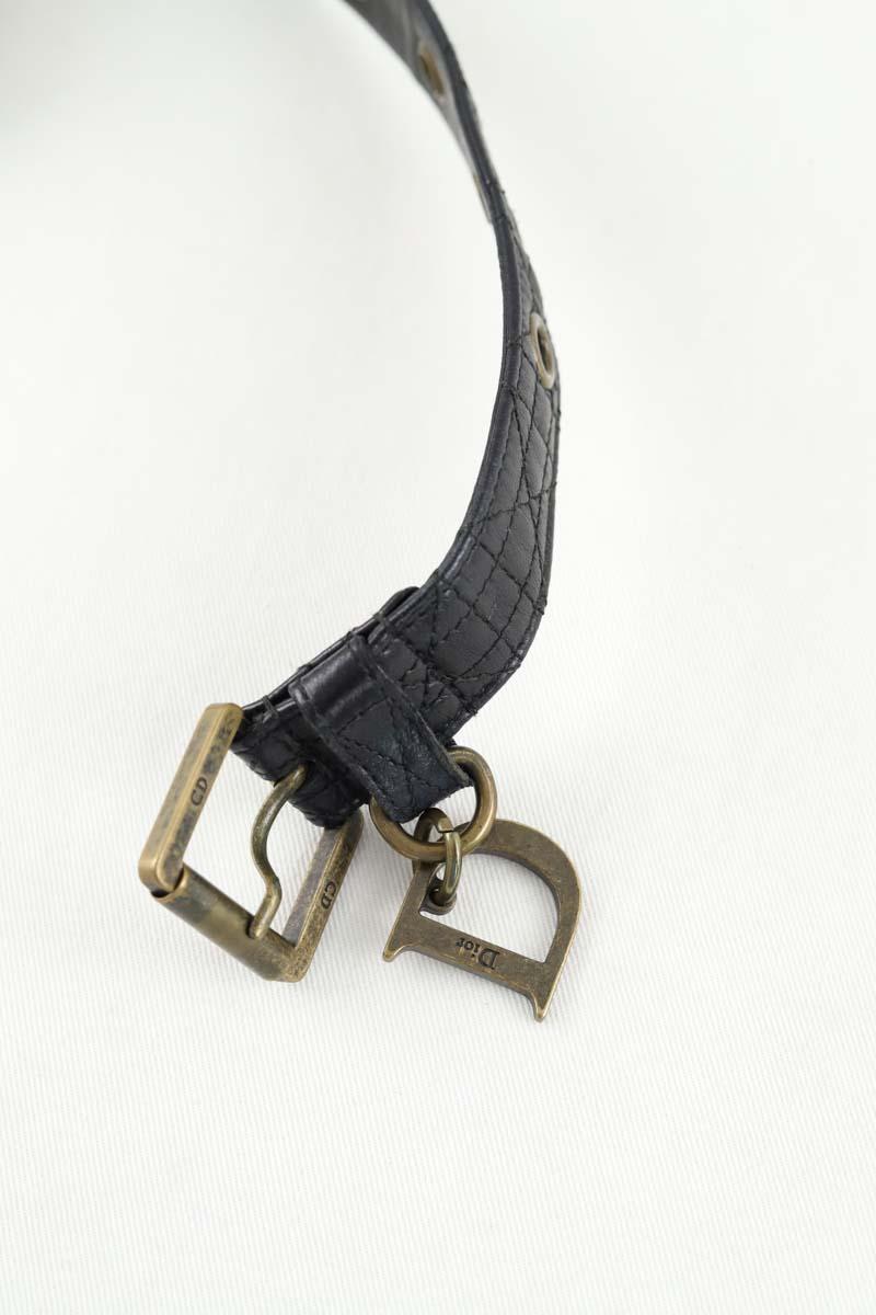 Ceinture en cuir Dior  Noir