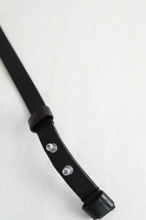 Ceinture en cuir Maje  Noir