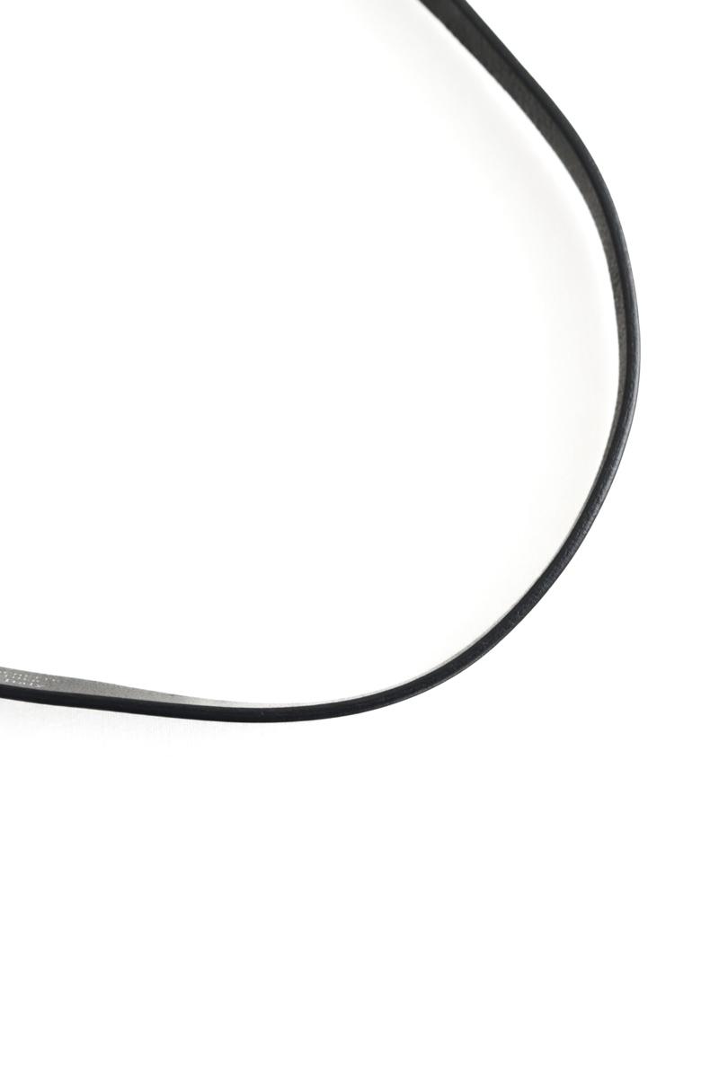 Ceinture en cuir Maje  Noir