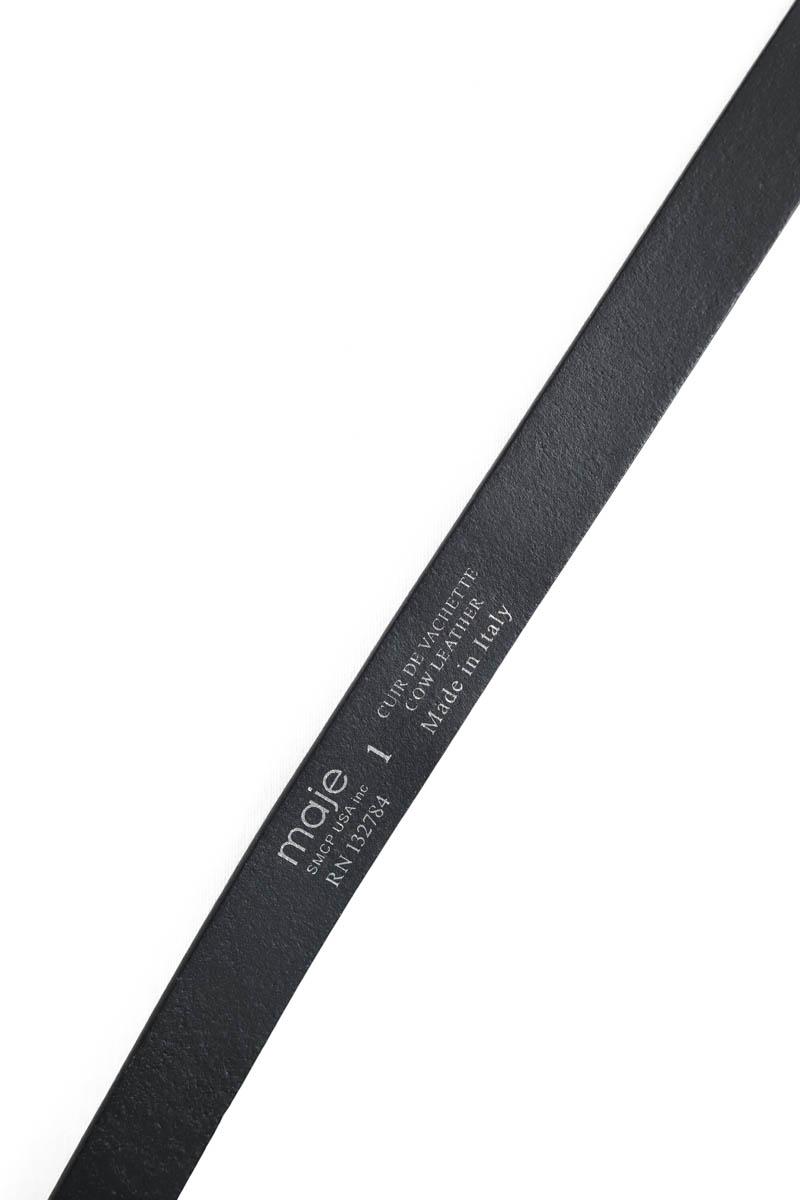 Ceinture en cuir Maje  Noir