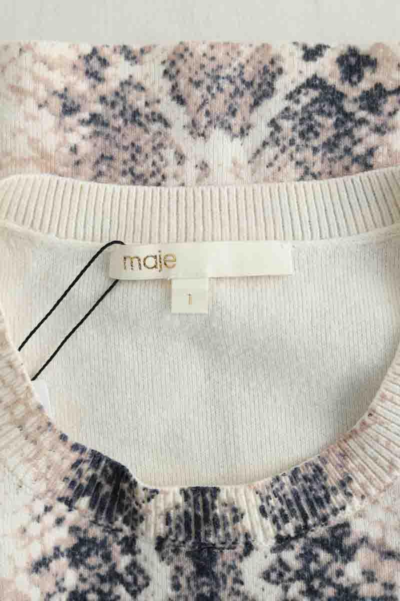 Top sans manche Maje  Beige