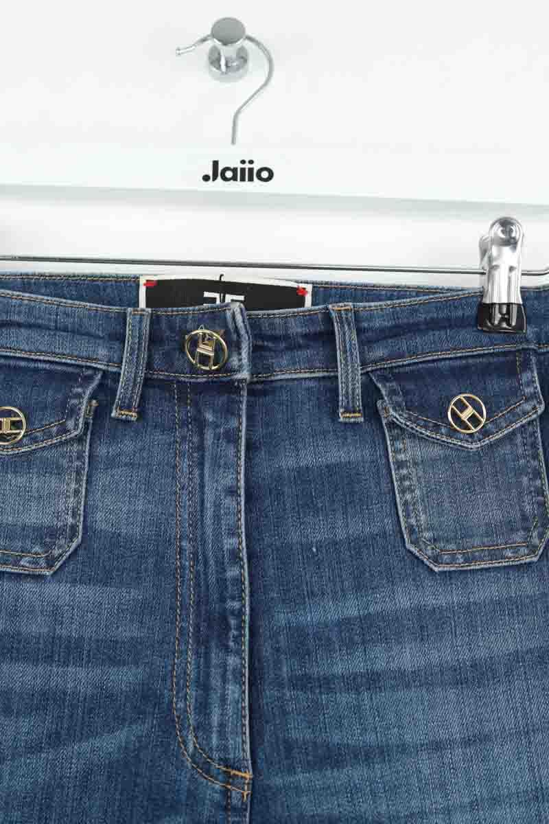 Jean droit Elisabetta Franchi  Bleu