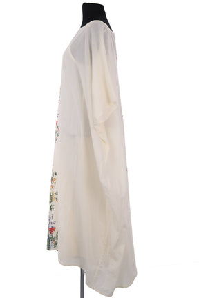 Robe en coton écrue