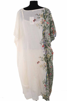 Robe en coton écrue