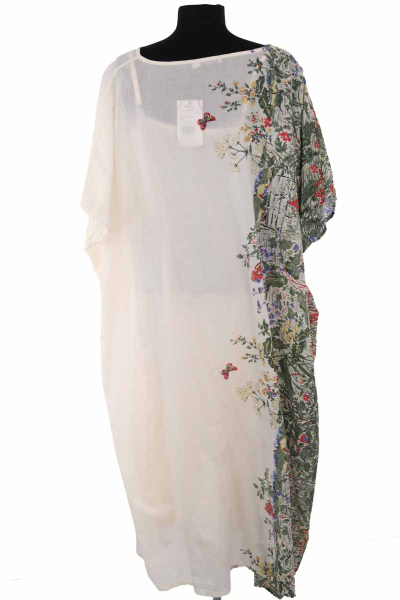 Robe en coton écrue