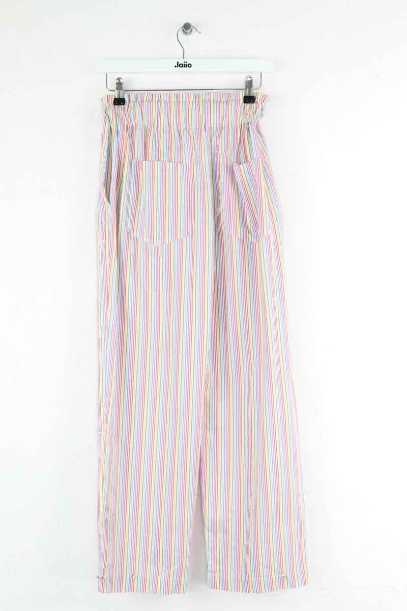 Pantalon droit The Label Edition  Multicolore