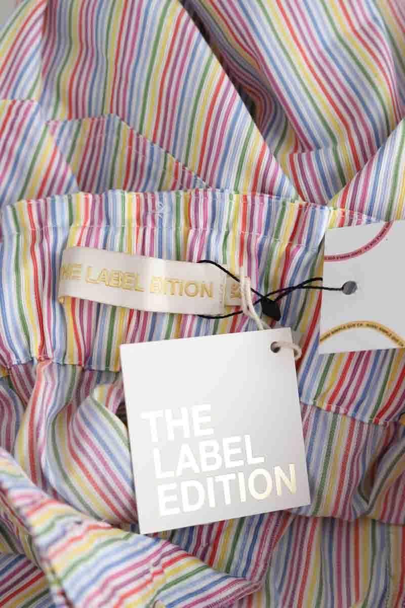 Pantalon droit The Label Edition  Multicolore