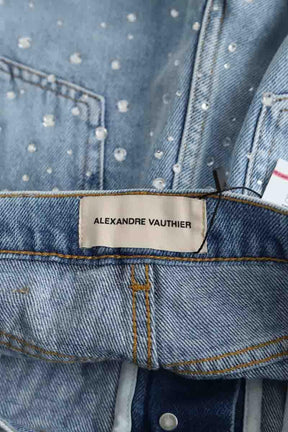 Mini short Alexandre Vauthier  Bleu