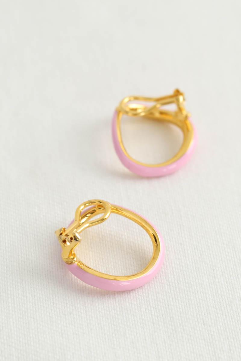 Boucles d'oreilles Charlotte Chesnais  Rose