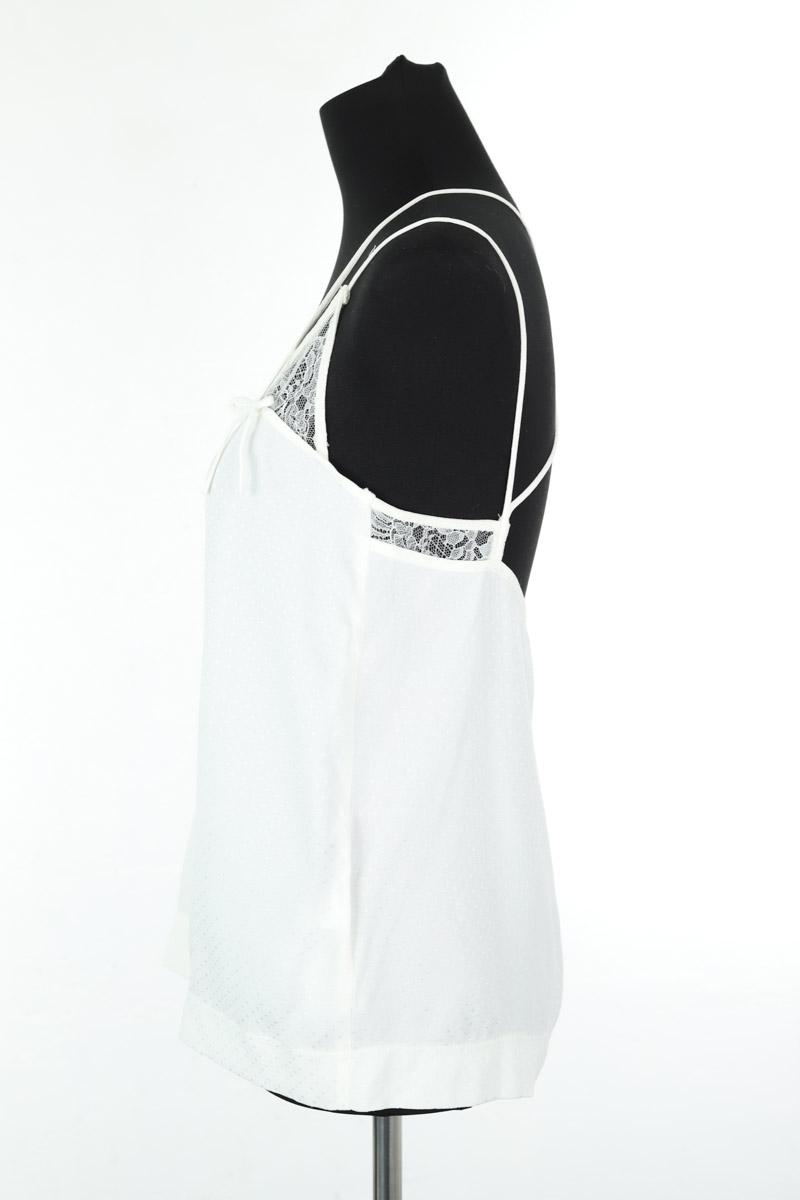 Top sans manche Claudie Pierlot  Blanc