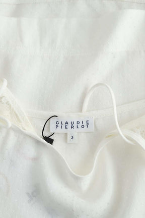 Top sans manche Claudie Pierlot  Blanc
