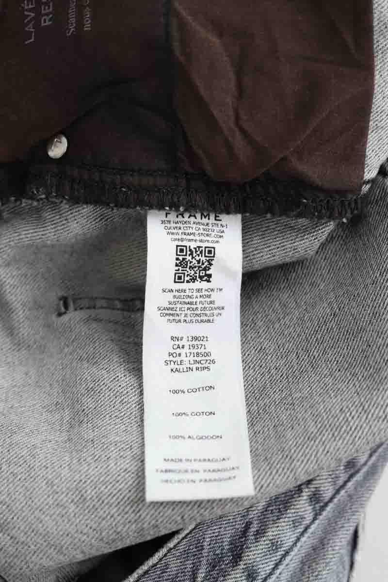 Jean large Frame  Gris