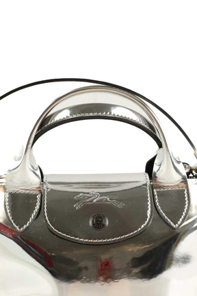 Mini sac Longchamp Pliage Argent