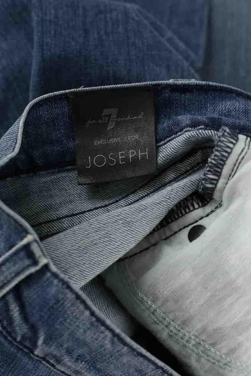 Slim 7 For All Mankind  Bleu
