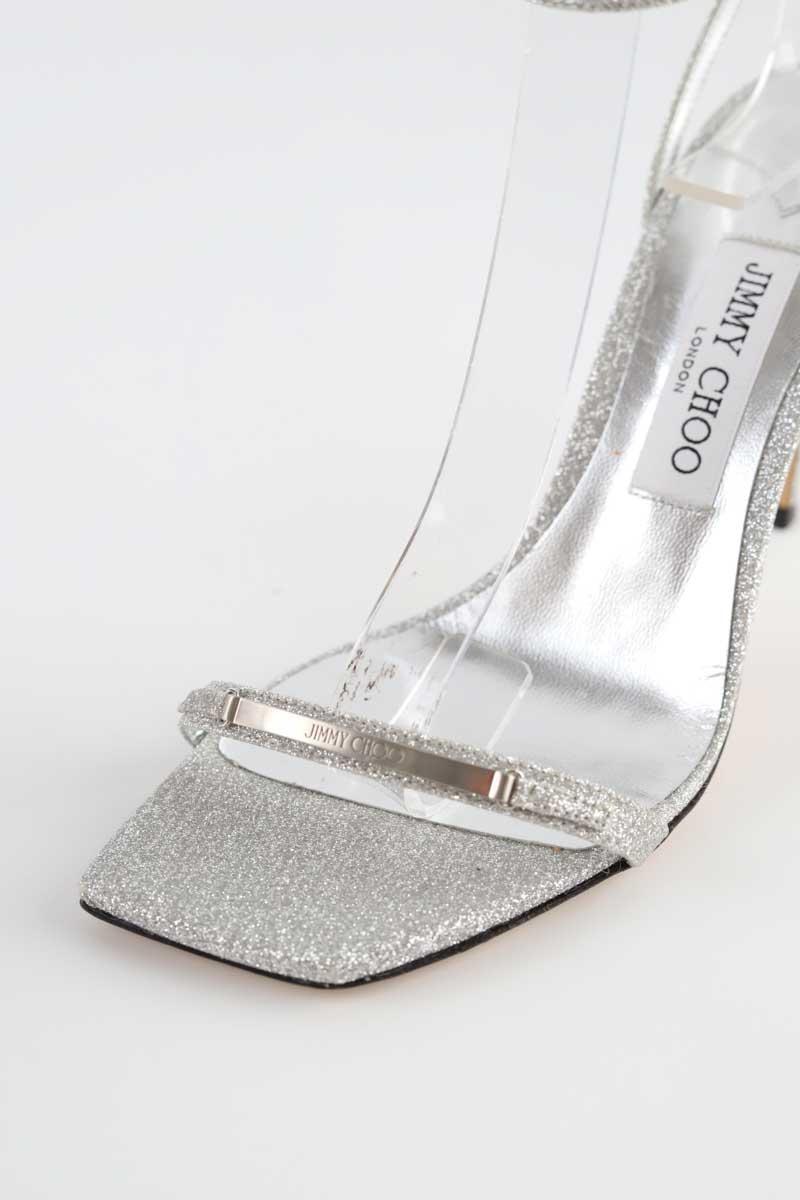 Talons Jimmy Choo  Argent