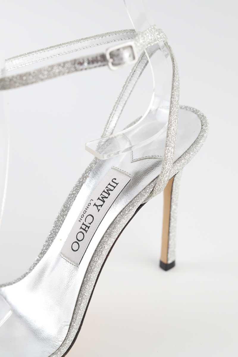 Talons Jimmy Choo  Argent
