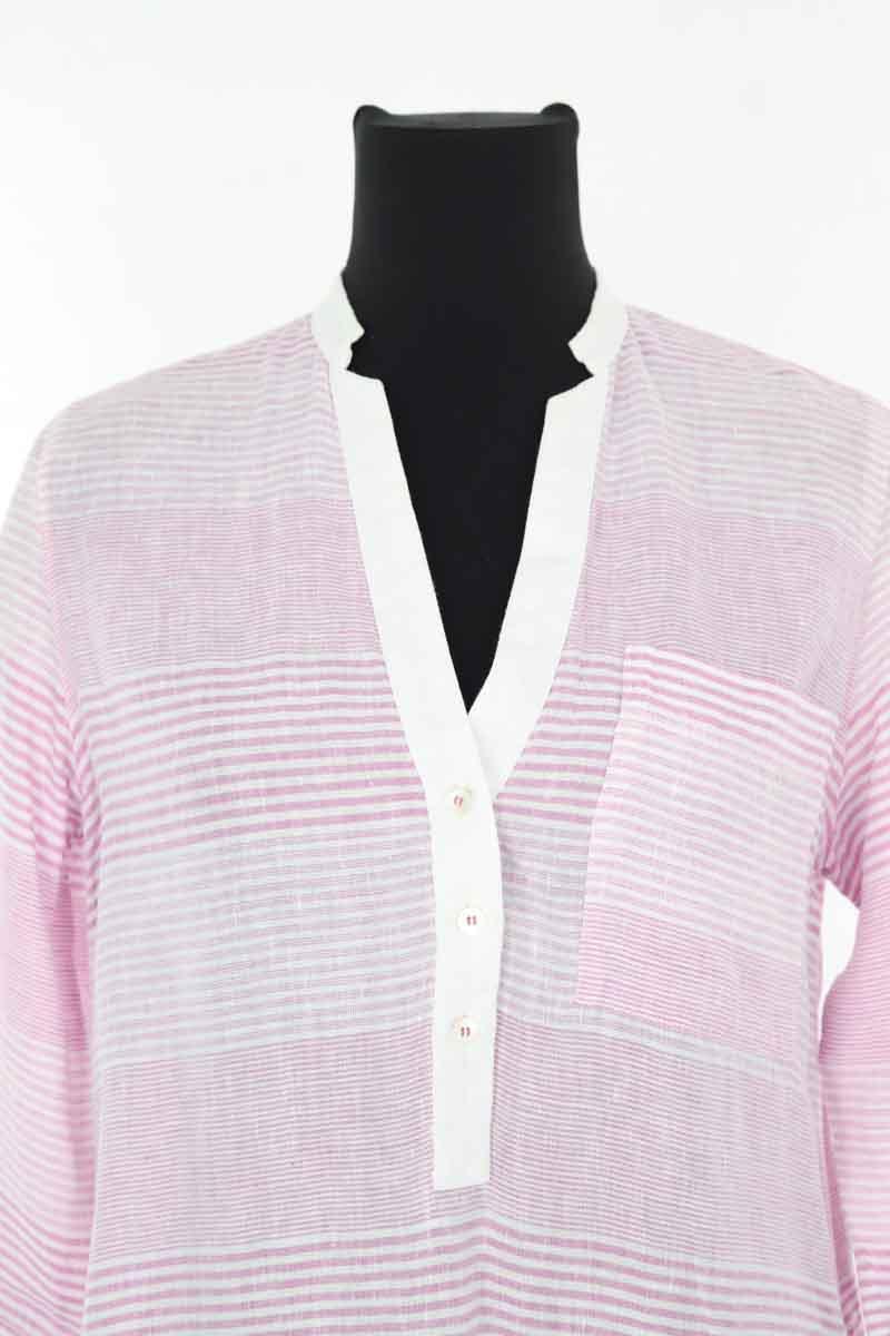 Mi-longueur Rosso 35  Rose