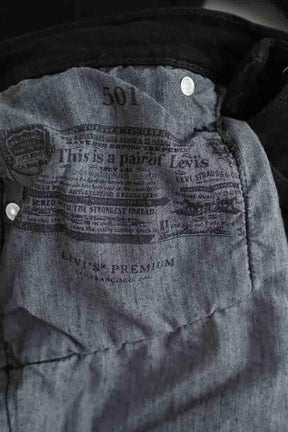 Jean droit Levi's 501 Noir