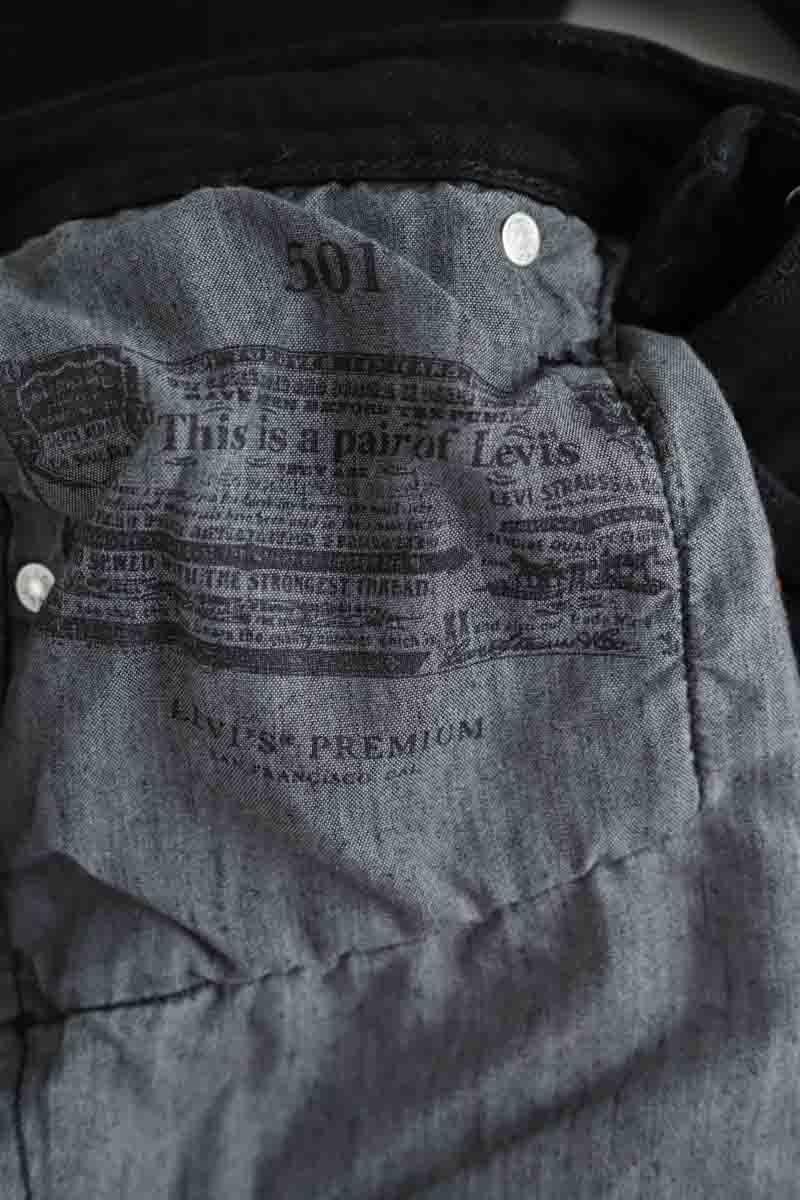 Jean droit Levi's 501 Noir