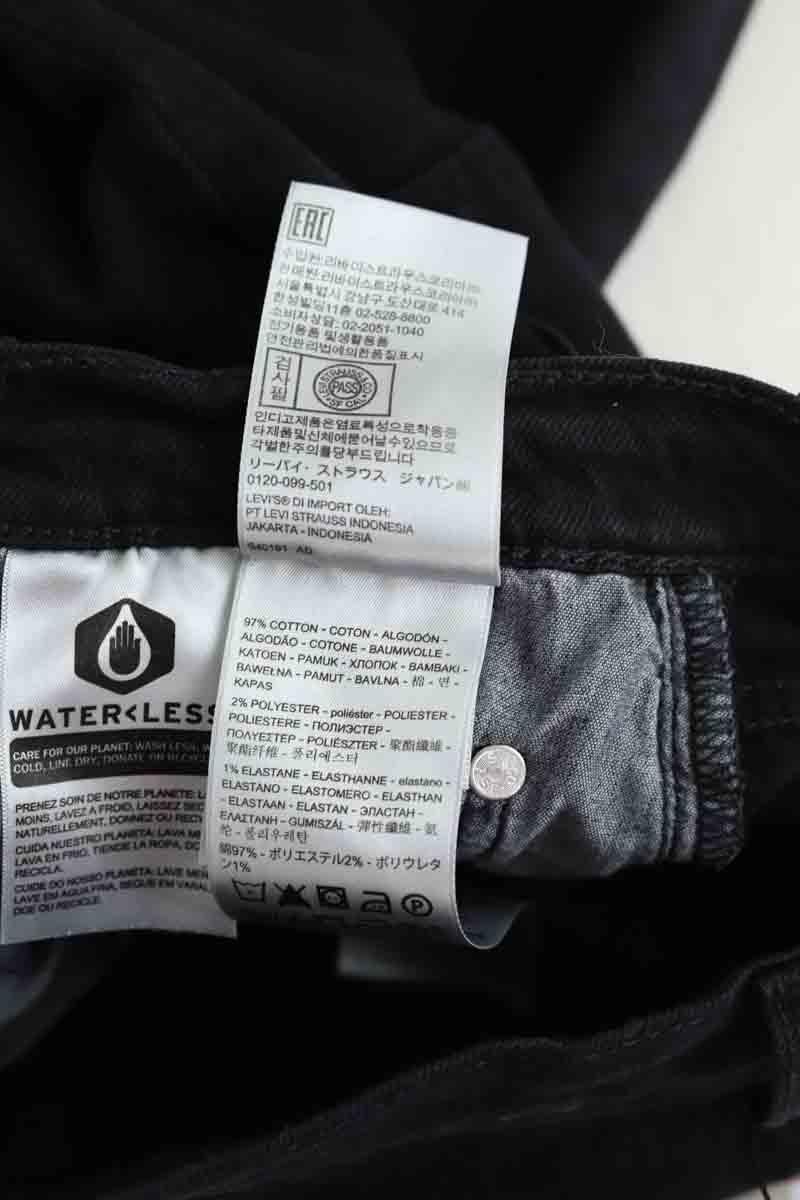 Jean droit Levi's 501 Noir