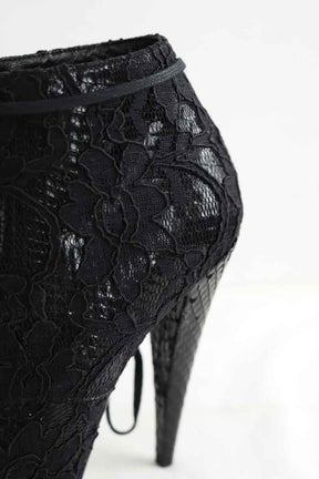 Boots à lacets Saint Laurent  Noir
