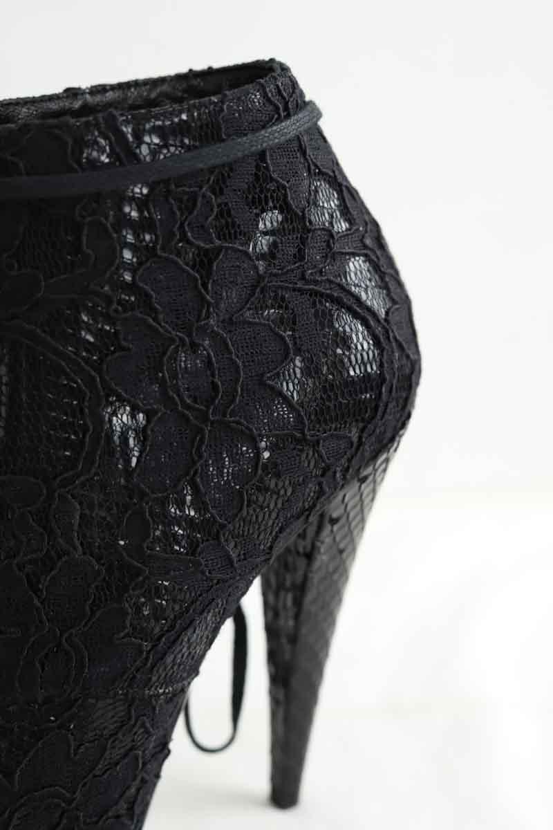 Boots à lacets Saint Laurent  Noir