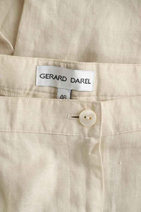 Pantalon droit Gerard Darel  Ecru
