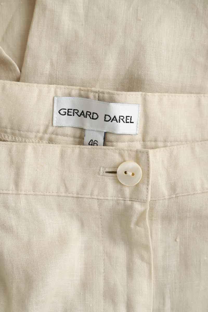 Pantalon droit Gerard Darel  Ecru