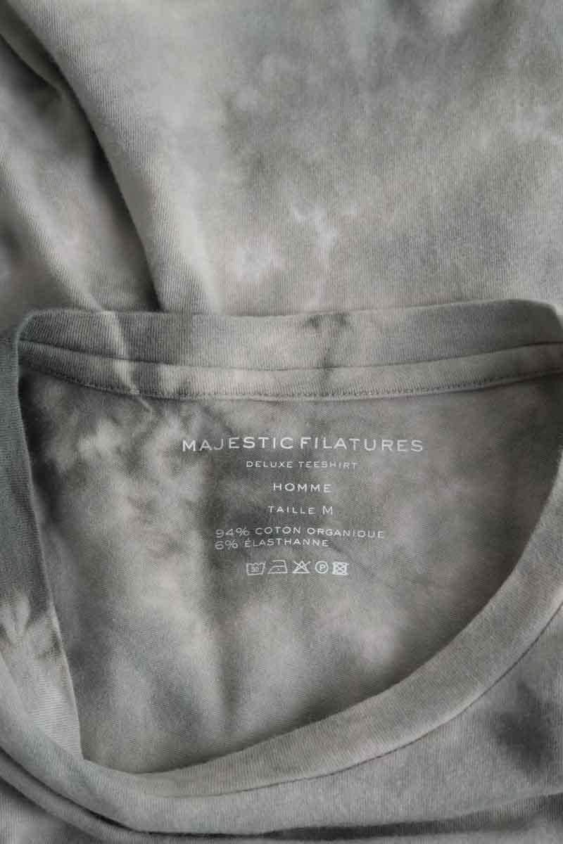 T-shirt Majestic Filatures  Gris