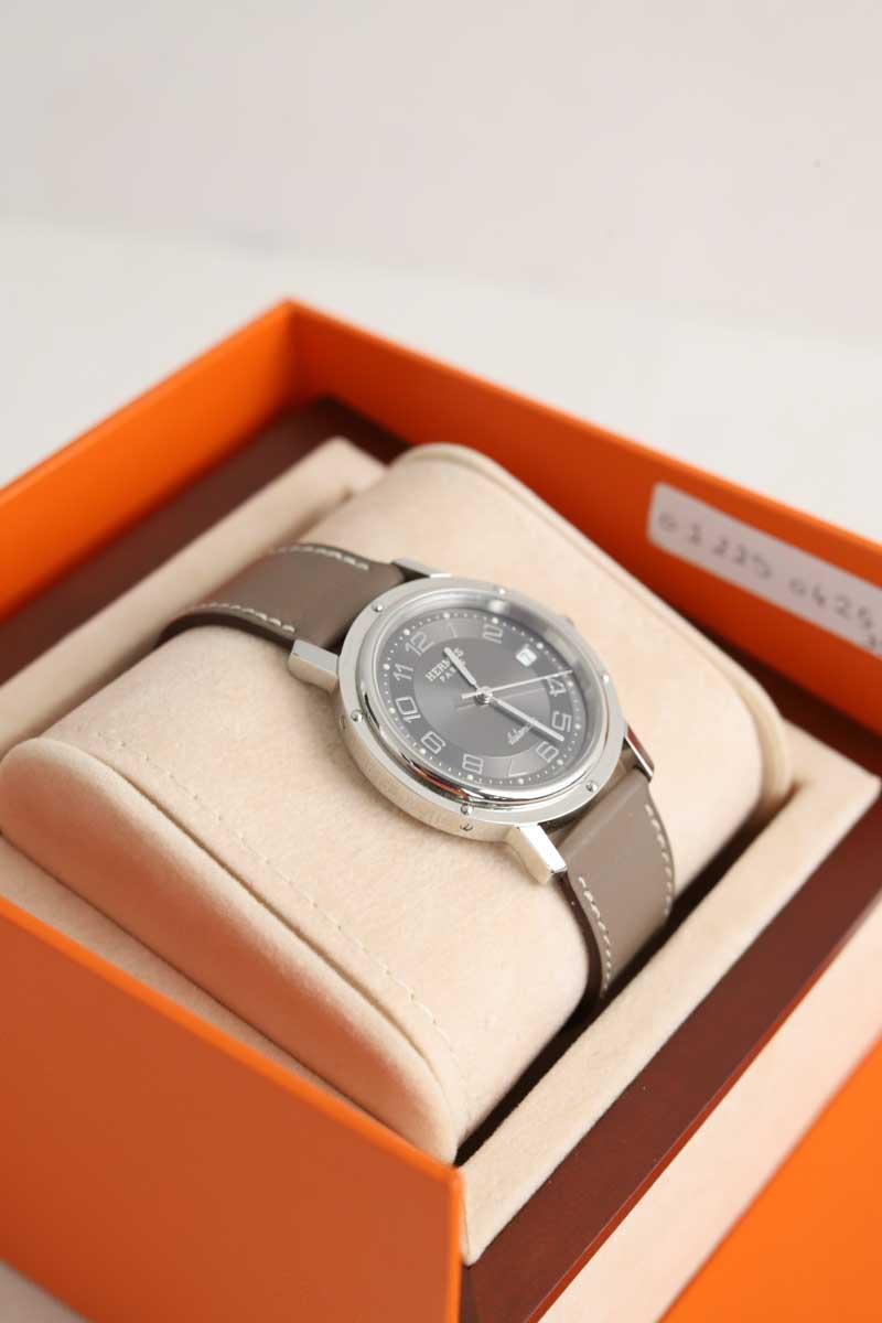 Montre Hermès Clipper Beige