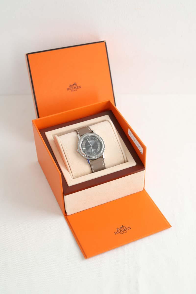 Montre Hermès Clipper Beige