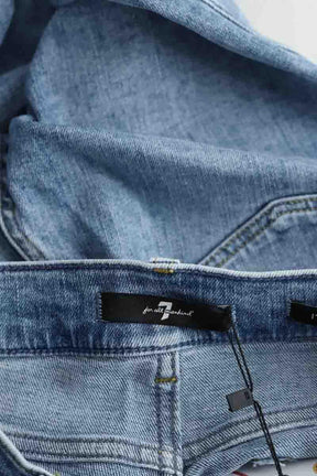 Jean 7 For All Mankind  Bleu