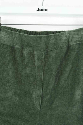 Pantalon droit Majestic Filatures  Vert