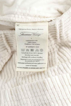 Pantalon droit American Vintage  Ecru