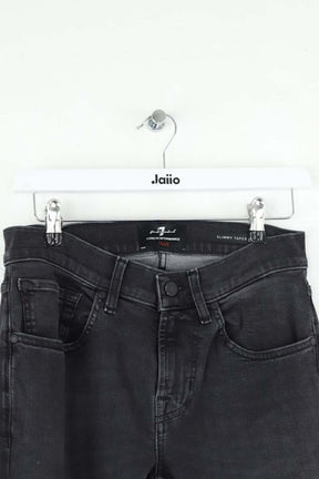 Jean droit 7 For All Mankind  Noir