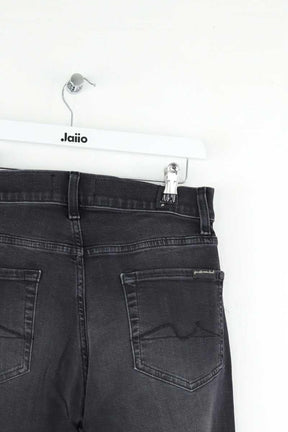 Jean droit 7 For All Mankind  Noir