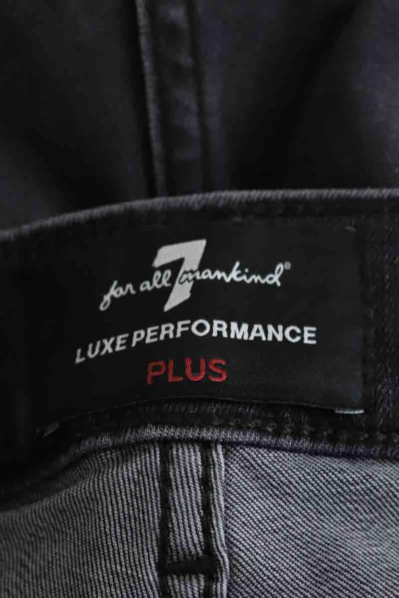 Jean droit 7 For All Mankind  Noir