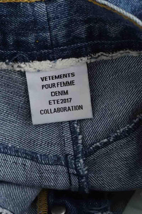 Jean droit VETEMENTS  Bleu