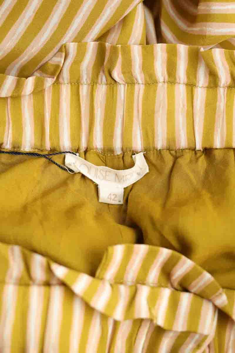 Pantalon large Louise Misha  Jaune