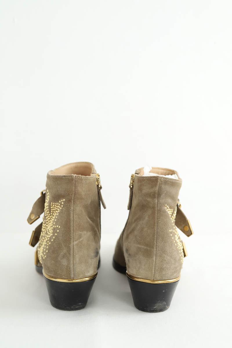 Boots à boucles Chloé  Camel
