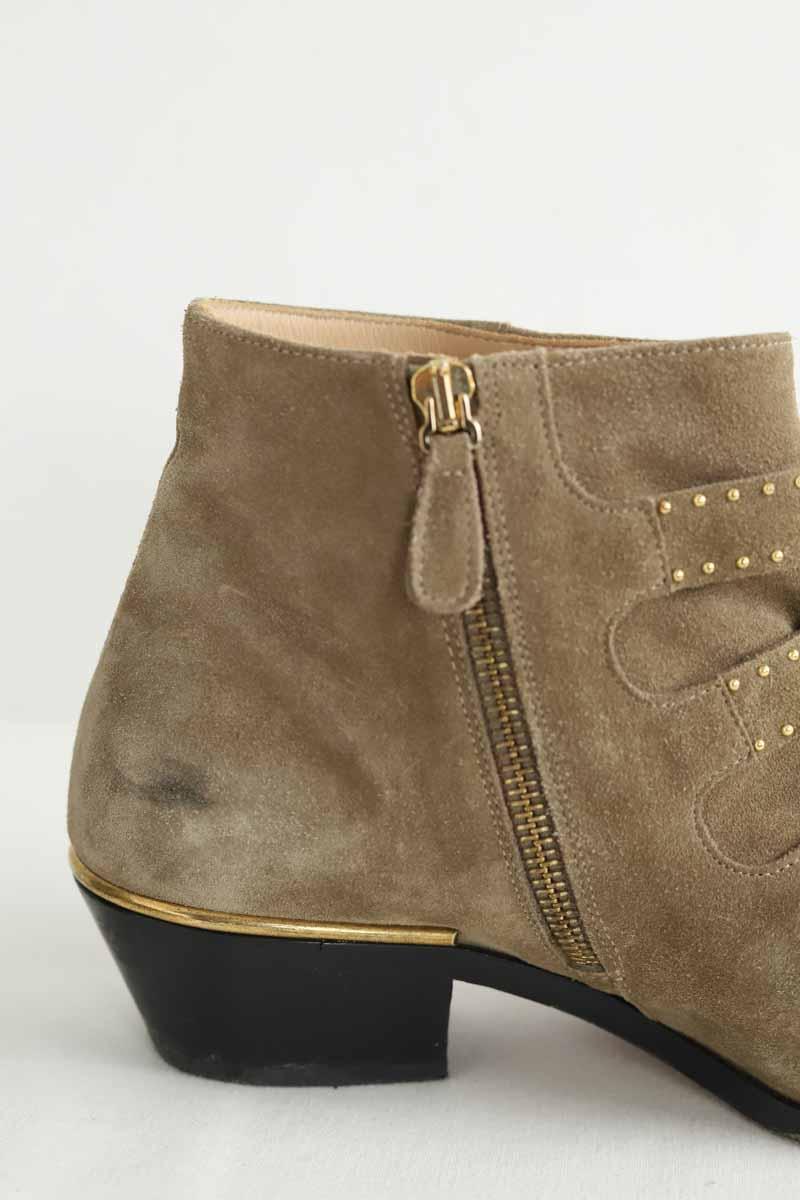 Boots à boucles Chloé  Camel