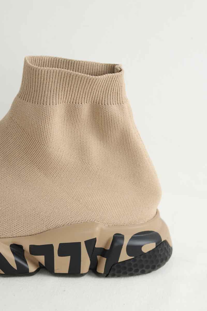 Baskets hautes Balenciaga Speed Marron
