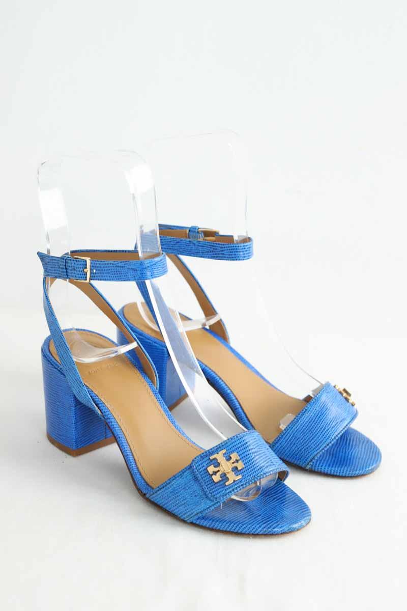 Talons Tory Burch  Bleu