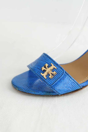 Talons Tory Burch  Bleu